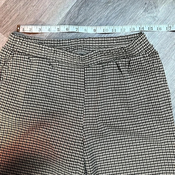 A new day pullon stretch pants brown black houndstooth - Picture 6 of 7